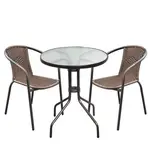 ΣΕΤ ΚΗΠΟΥ ΤΡΑΠΕΖΙ ΜΕ ΚΑΡΕΚΛΕΣ