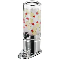 NORMA Ψυχόμενος Διανεμητής χυμού μονός με βάση INOX και διαφανές δοχείο 7 λίτρων. 26861/ DND