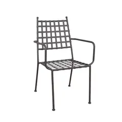 Z.E5143 PATON πολυθρόνα Μεταλλική Mesh Sand Brown 54x62x92cm