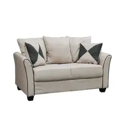 Z.E986,2 ASHLEY καναπές 2θέσιος Ύφασμα Μπεζ
