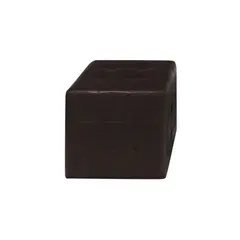 Z.E7046,2 CONY σκαμπώ βοηθητικό PU Σκούρο Καφέ 37x37x42 cm