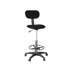 Z.EO511,7 BF404 σκαμπώ ταμείου Ύφασμα Μαύρο 42x40x97/117cm