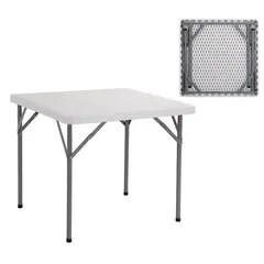 Z.EO173 BLOW τραπέζι Συνεδρίου Catering Πτυσσόμενο Λευκό 86x86x74 cm