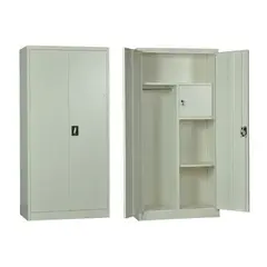 Z.E6001 ΝΤΟΥΛΑΠΑ με εσωτερικό Ντουλάπι Μεταλλική Λευκή