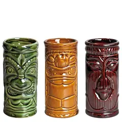 Σετ 3 Κούπες Tiki 25cl φ6.7x14.2cm. 30116/ MUG
