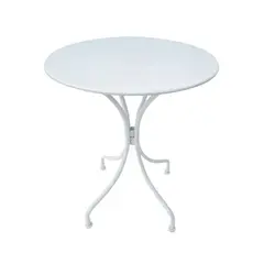 Z.E5170 PARK τραπέζι Μεταλλικό Άσπρο