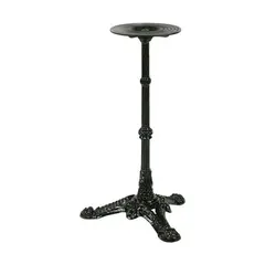 Z.E076,7 ΠΑΡΑΔΟΣΙΑΚΟ πόδι τραπεζιού Μαντέμι Μαύρο