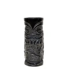 Κούπα Tiki 44cl, φ7.3x17cm, μαύρη, Πορσελάνης, Ελληνικής κατασκευής. 30440/ SMO