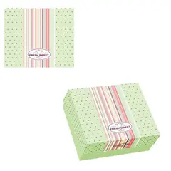 Κουτί ζαχαροπλαστικής μεταλιζέ FRESH No 6, 18,5x16x8cm.. Συσκευασία 10kg (110 τεμάχια). 025.13