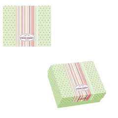 Κουτί ζαχαροπλαστικής μεταλιζέ FRESH No 4, 16x13x7,5cm . Συσκευασία 10kg (140 τεμάχια). 025.13