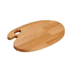 Ξύλινη παλέτα ζωγραφικής σερβιρίσματος, οξιά, 35x23.5x2cm, Bisetti Italy. 31118/ 260