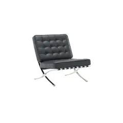 Z.E968,12 BARCELONA καρέκλα PU μαύρο 75x83x84cm