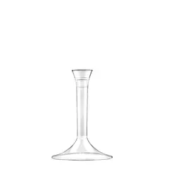 Βάση διαφανές (Σετ 20 τεμ) πλαστικών ποτηριών PS σειράς SOMMELIER. 2886-21