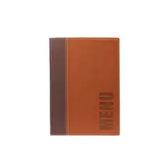 Κατάλογος MENU TRENDY A5 για Εστιατόρια / cafe 18x25cm, ανοιχτό καφέ. 16612/ TRA5