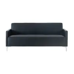 Z.E948,22 STYLE 2θέσιος καναπές σε Pu μαύρο χρώμα 112x71x72cm