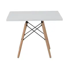 Z.E708K,1 ART Wood παιδικό τραπέζι σε λευκό χρώμα MDF 60x60x50cm