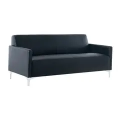 Z.E948,32 STYLE 3θέσιος καναπές σε Pu μαύρο χρώμα 164x71x72 cm