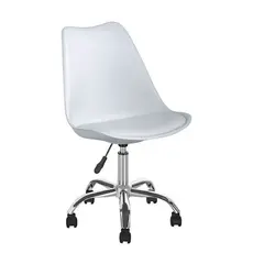 Z.EO201,2W MARTIN καρέκλα γραφείου PP/PU σε άσπρο χρώμα 51x55x81/91cm