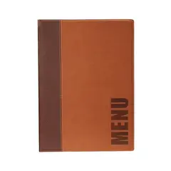 Κατάλογος MENU TRENDY A4 για Εστιατόρια / cafe 24x34cm, ανοιχτός καφέ. 16613/ TRA4