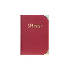 Κατάλογος MENU BASIC A5 για Εστιατόρια / cafe 18x25cm, κόκκινος. 16638/ BRA5
