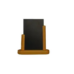 Επιτραπέζια Σήμανση-Πίνακας 5 x 16 x 17cm (A6), χρώμα teak. 16657/ ELE