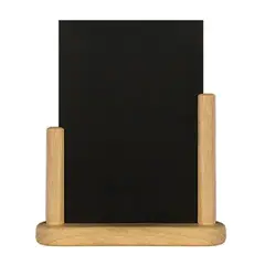 Επιτραπέζια Σήμανση-Πίνακας 6 x 20 x 23cm (A5),ανοιχτό ξύλου. 16661/ ELE