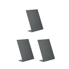 Σετ 3 τεμ Επιτραπέζιες σημάνσεις A6 σε σχήμα L, 7.32x14.7cm. 25030/ TBA