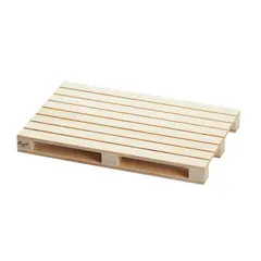 Πιατέλα-Παλέτα Παρουσίασης ξύλινη, 30x20x3cm 122