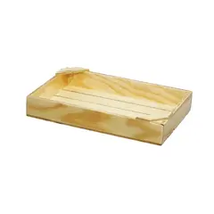 Ξύλινη Ψαροκασελα 20x30cm, ανοιχτό καφέ, LT