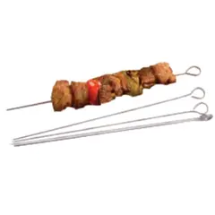 (Σετ 12 τεμ) Σούβλα πλακέ Inox μερίδας 0.3x0.2x30cm 436