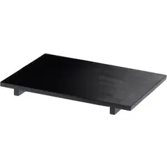 Πιατέλα Παρουσίασης Sushi, από Bamboo, χρώμα Μαύρο, 50x23x2.5cm, Leone 063Z