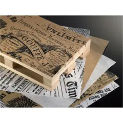 Χαρτί Αφής πακέτο 500 τμχ., με σχέδιο VINTAGE καφέ, 20x32.5cm 6320