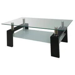 Z.EM950,2 CAMERON Τραπεζάκι Σαλονιού Μαύρο 110x60x45cm