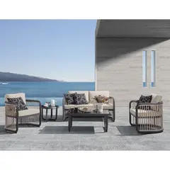 Z.E6731 CITY Living Set Alu Ανθρακί/Μπεζ