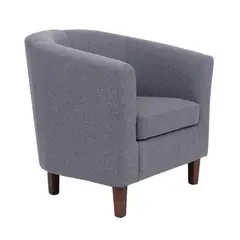 Z.E7129,7 BOGA πολυθρόνα Ύφασμα Γκρι 75x73x69cm