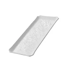 Ακρυλικός Δίσκος Παρουσίασης 20x40cm, λευκός. 2040WH