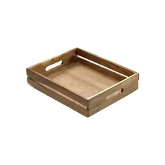 Ξύλινο Τελάρο Παρουσίασης Μπουφέ, Acacia, 32.5x26.5x7cm. 004