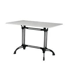 Z.E894 EKO τραπέζι Αίθριο Μαντέμι/Μάρμαρο 70x110x74cm