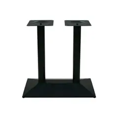 Z.E0730,1 ΠΥΡΑΜΙΔΑ πόδι τραπεζιού Μαντέμι Μαύρο 73x40x72cm