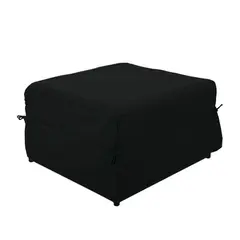 Z.E9597,10 LOGAN Σκαμπώ/Κρεβάτι Ύφασμα Μαύρο 72x65x42cm