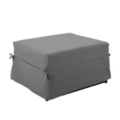 Z.E9597,30 LOGAN Σκαμπώ/Κρεβάτι Ύφασμα Γκρι 72x65x42cm