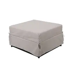 Z.E9597,40 LOGAN Σκαμπώ/Κρεβάτι Ύφασμα Εκρού 72x65x42cm
