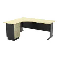 Z.EO995LNew SUPERIOR COMPACT αριστερή γωνία Dark Grey/Beech 180x70/150x60cm