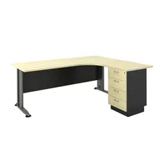 Z.EO995New SUPERIOR COMPACT δεξιά γωνία Dark Grey/Beech 180x70/150x60cm