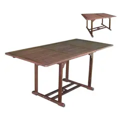 Z.E20220,9 GARDEN τραπέζι επεκτεινόμενο Ξύλο Acacia 120+50x80x74cm