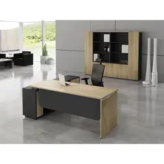 Z.EO945,R PROJECT γραφείο δεξιά γωνία Sonoma/Γκρι 160x60/140x40(H.75)cm