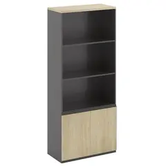 Z.EO908 PROJECT Βιβλιοθήκη Sonoma/Γκρι 80x40x200cm