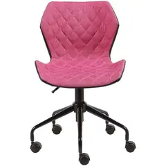 Z.EO207,2 DAVID καρέκλα γραφείου PU Μαύρο /Υφασμα Ροδί 48x50x78 /88cm