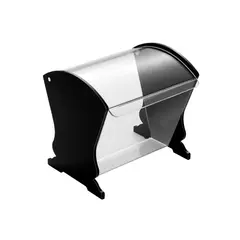 Κουταλοθήκη με ανοιγόμενο καπάκι 18x14x8cm. IKT-02BL