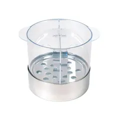 Ψυχόμενο Δοχείο Βουτύρου με Τρυπητό Πάτο 2,5 λίτρων, Ανοξείδωτη βάση, Αφαιρούμενο Διαχωριστικό και Καπάκι. 025R